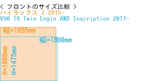 #ハイラックス Z 2015- + V90 T8 Twin Engin AWD Inscription 2017-